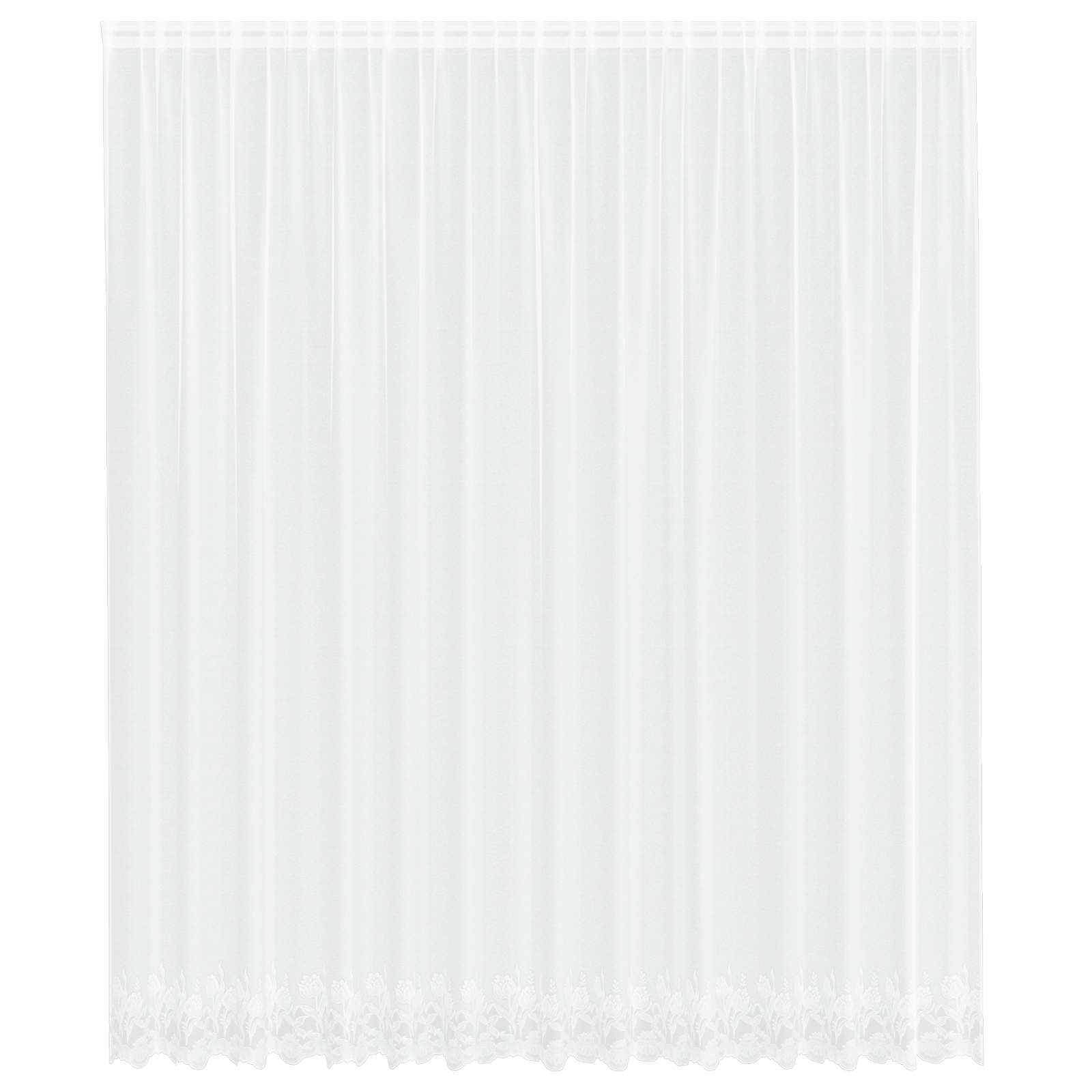 Tenda in Pizzo Bianco 280 x 400 cm Poliestere