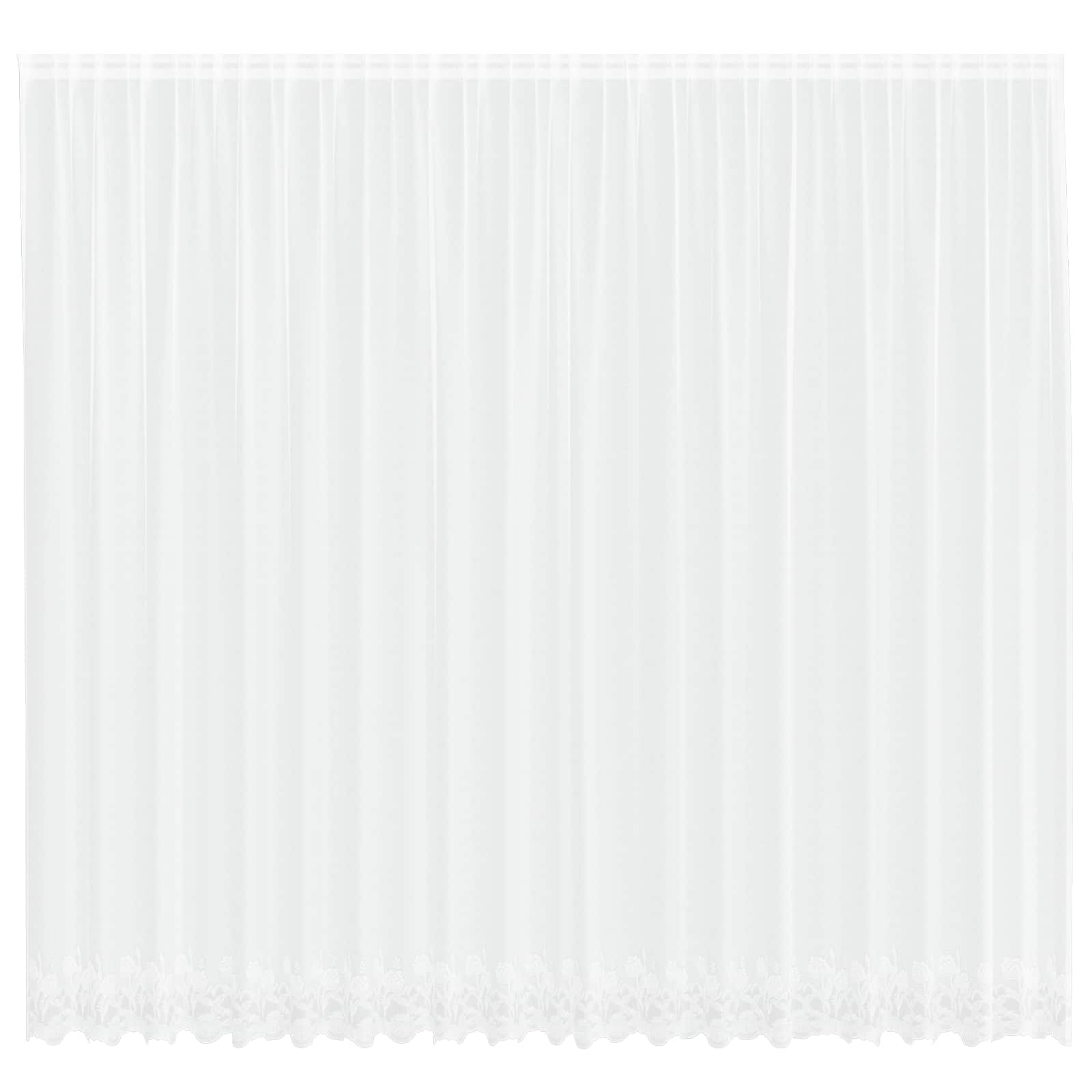 Tenda in Pizzo Bianco 280 x 500 cm Poliestere