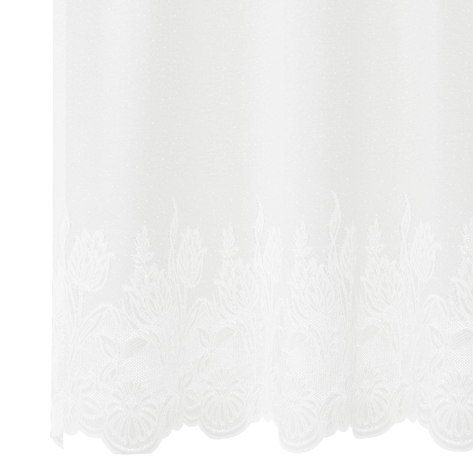 Tenda in Pizzo Bianco 80 x 600 cm Poliestere