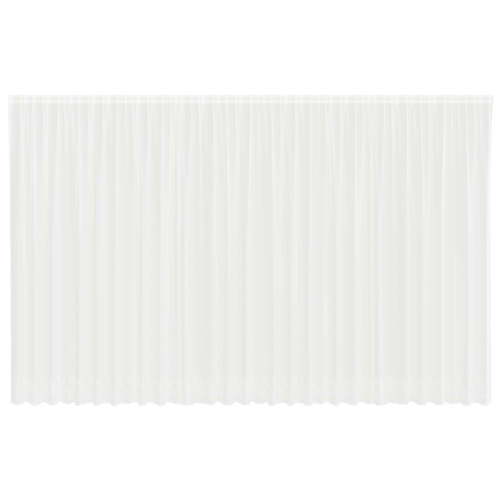 Tenda in Pizzo Bianco 300 x 750 cm Poliestere