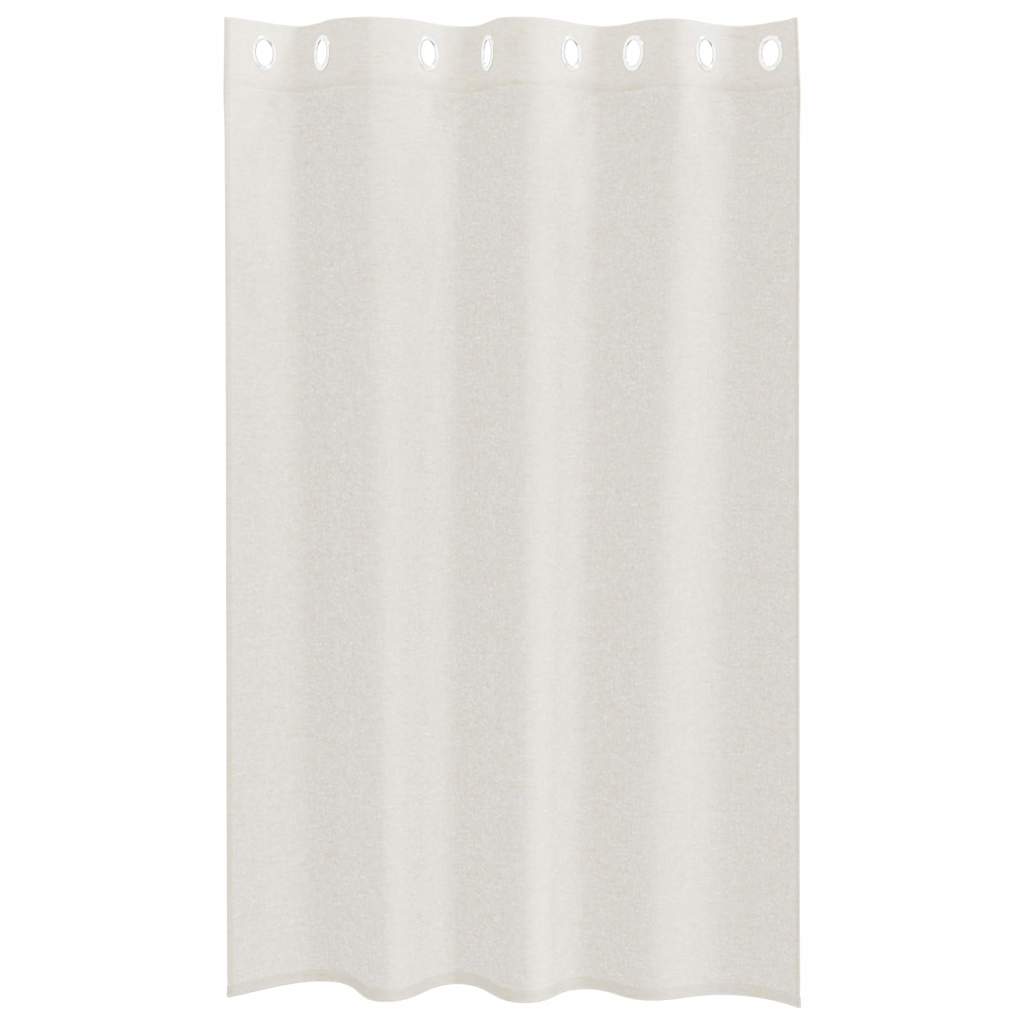 Tenda in Velo 2 pz Crema 175 x 140 cm Poliestere
