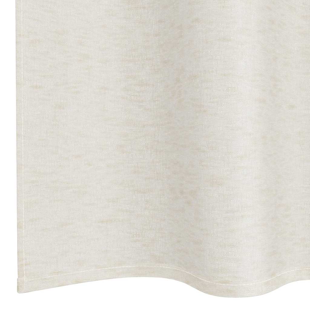 Tenda in Velo 2 pz Crema 245 x 140 cm Poliestere