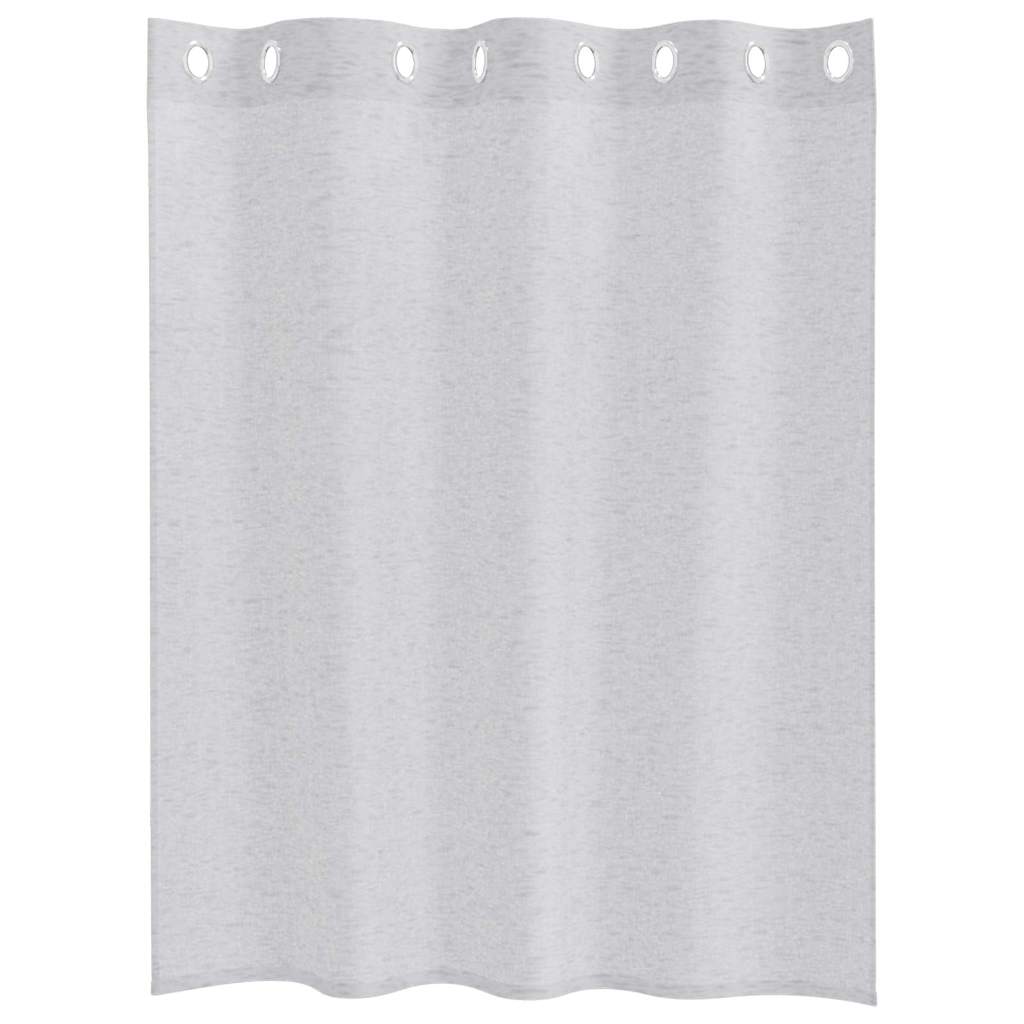 Tenda in Velo 2 pz Grigio chiaro 140 x 140 cm Poliestere
