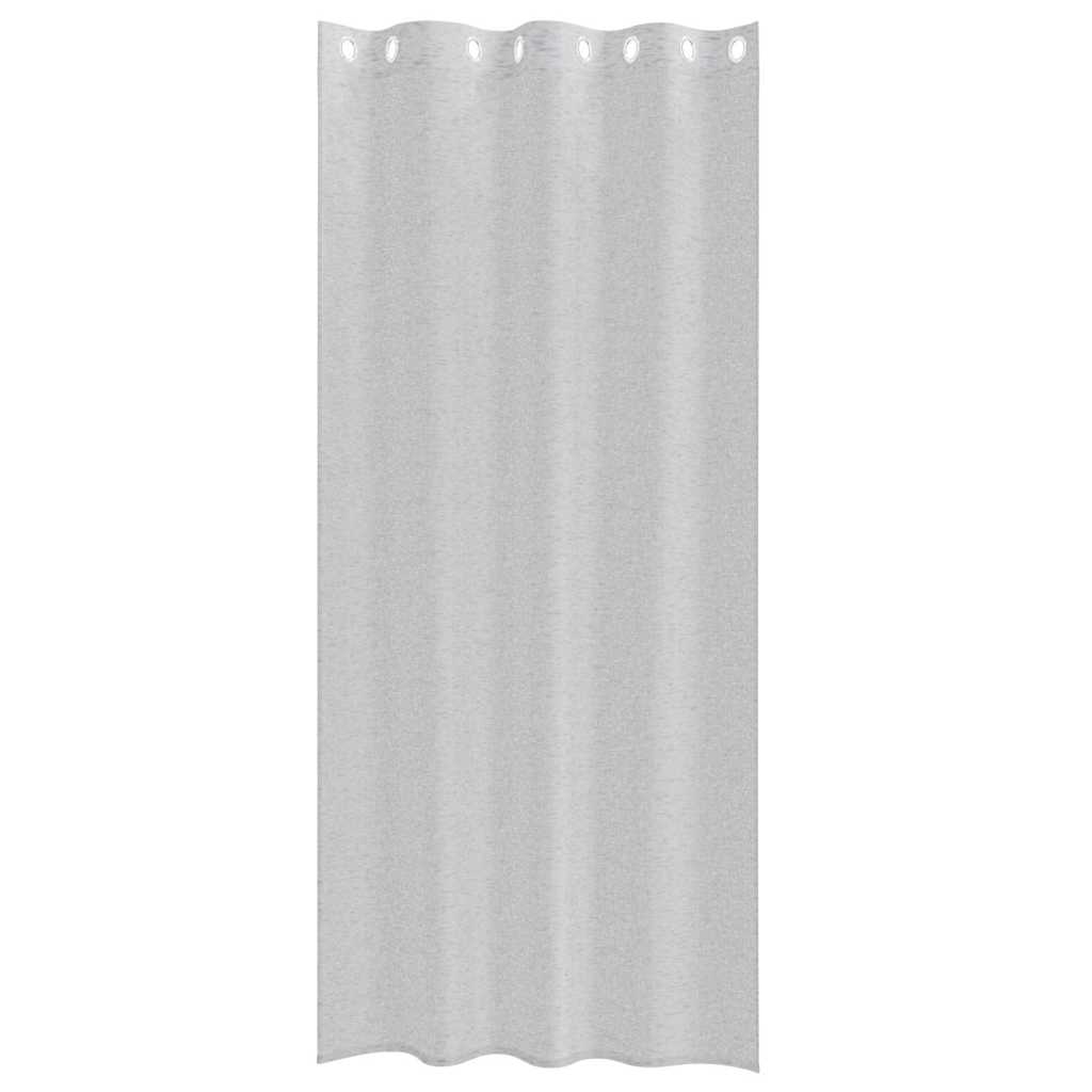 Tenda in Velo 2 pz Grigio chiaro 245 x 140 cm Poliestere