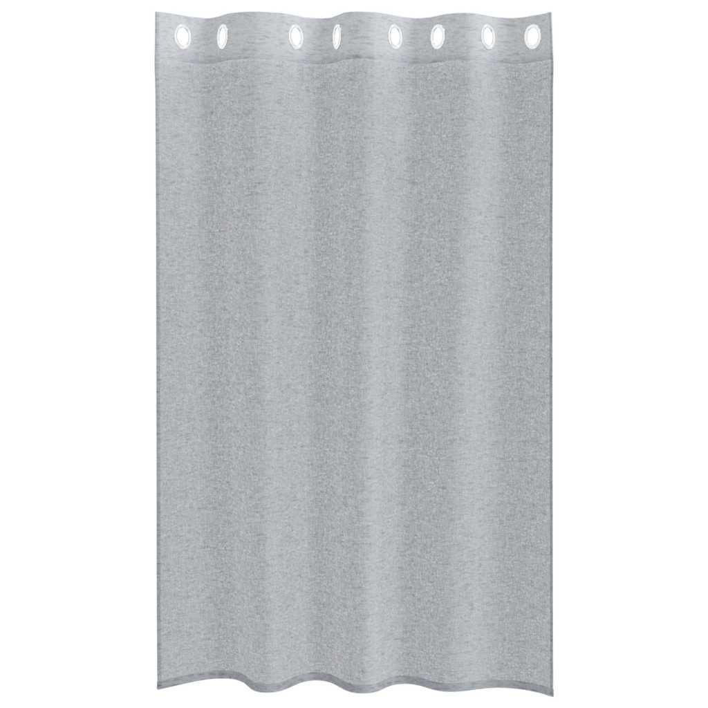 Tenda in Velo 2 pz Grigio scuro 175 x 140 cm Poliestere