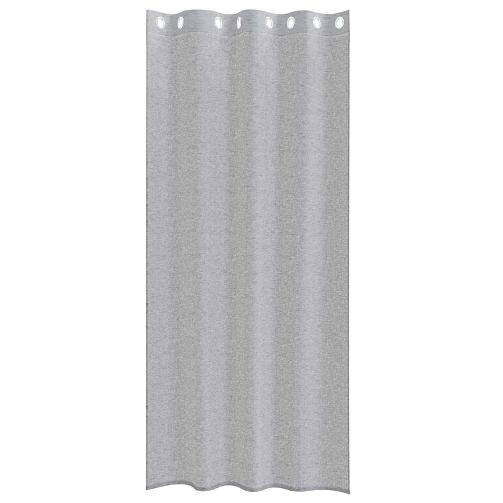 Tenda in Velo 2 pz Grigio scuro 260 x 140 cm Poliestere