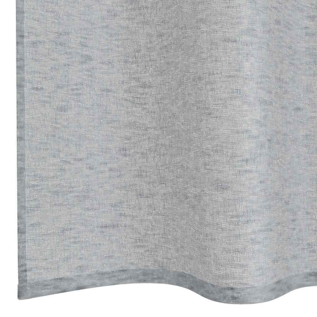 Tenda in Velo 2 pz Grigio scuro 260 x 140 cm Poliestere