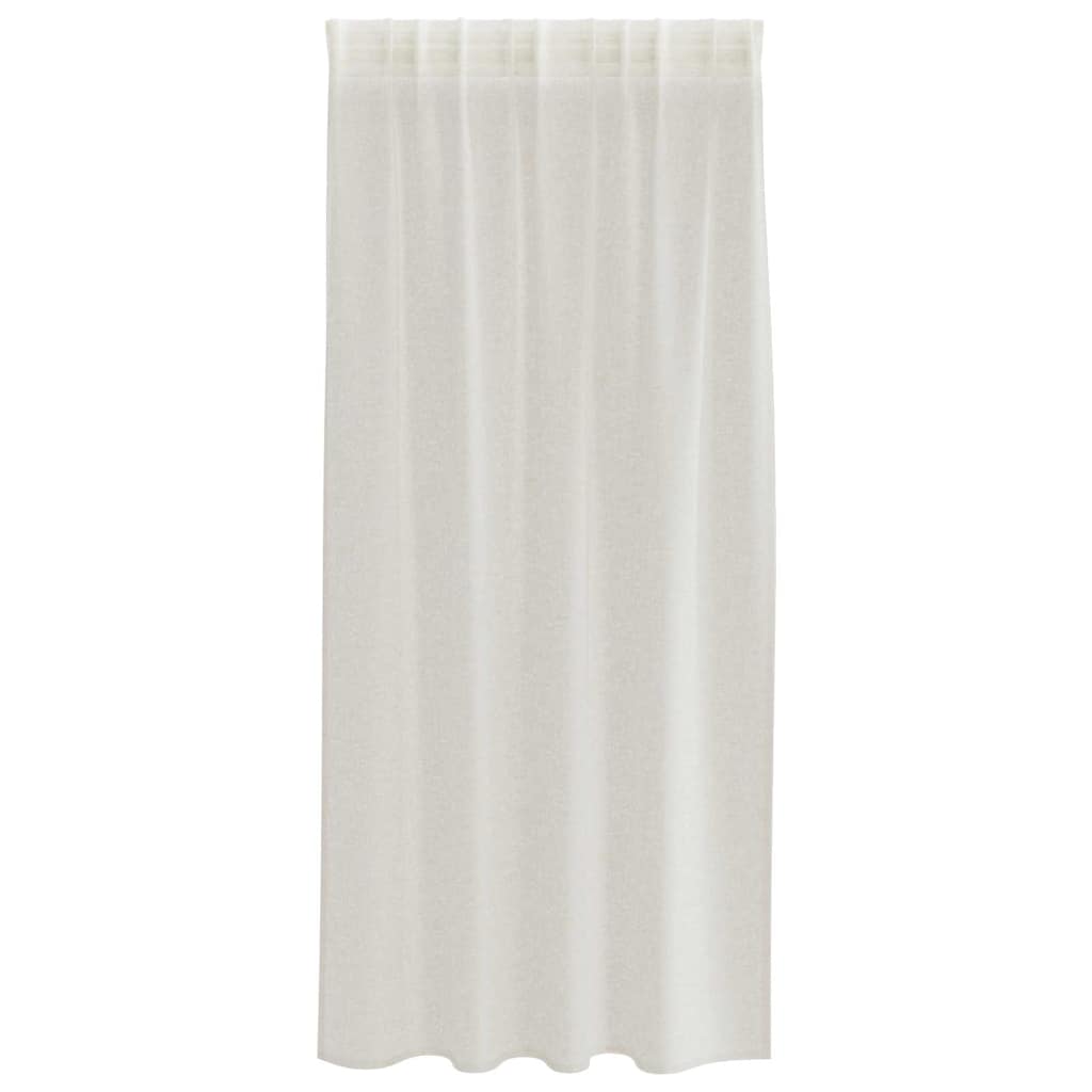 Tenda in Velo 2 pz Crema 175 x 140 cm Poliestere