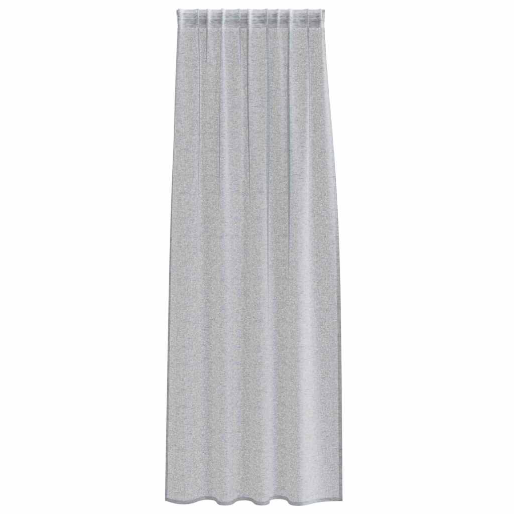 Tenda in Velo 2 pz Grigio scuro 225 x 140 cm Poliestere