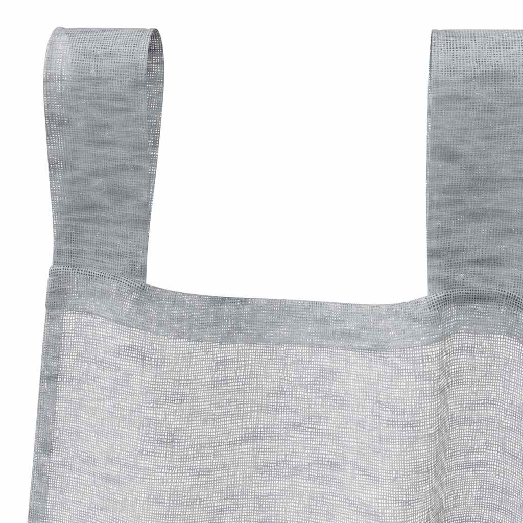 Tenda in Velo 2 pz Grigio scuro 225 x 140 cm Poliestere