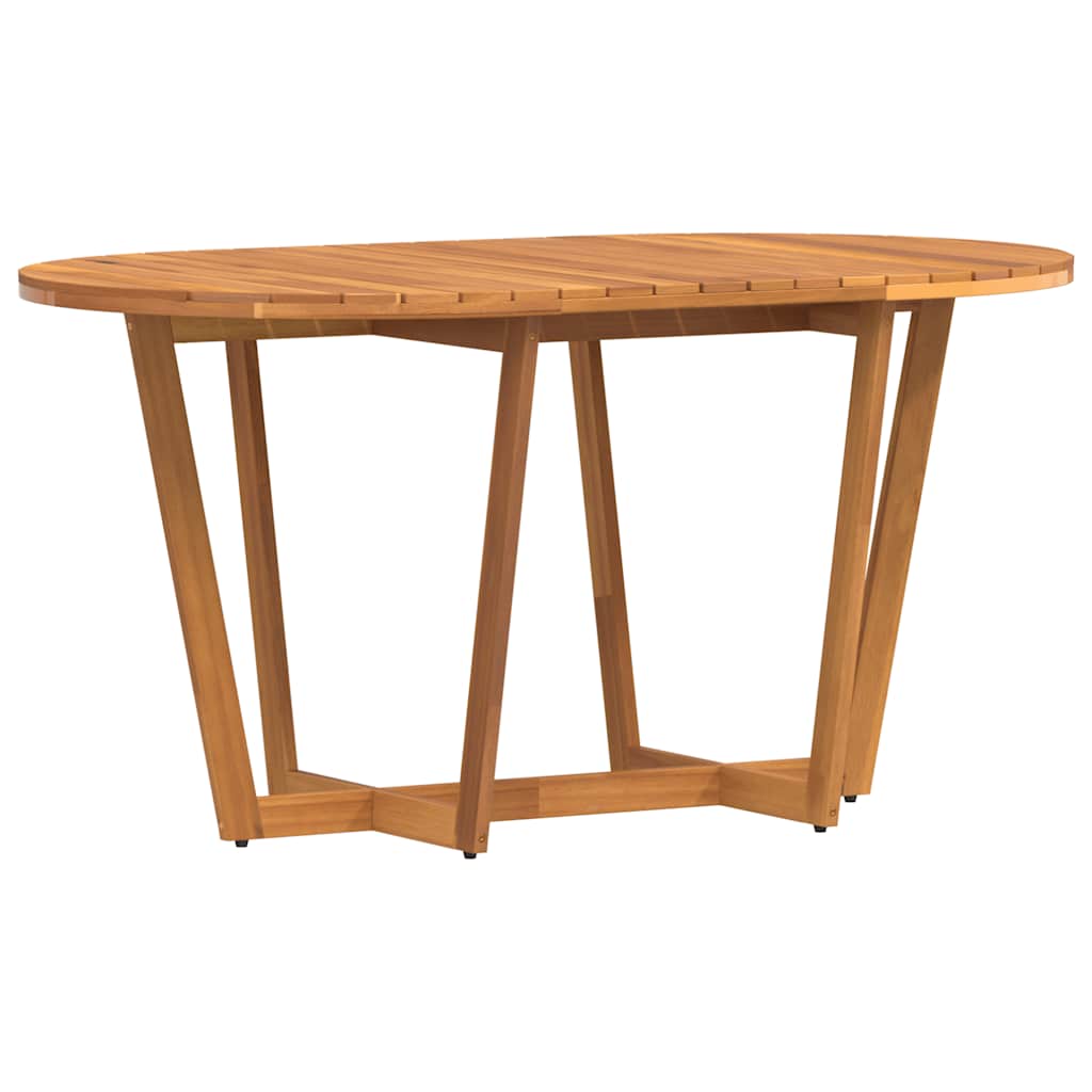 Tavolo da pranzo ovale da giardino 150x90x75 cm