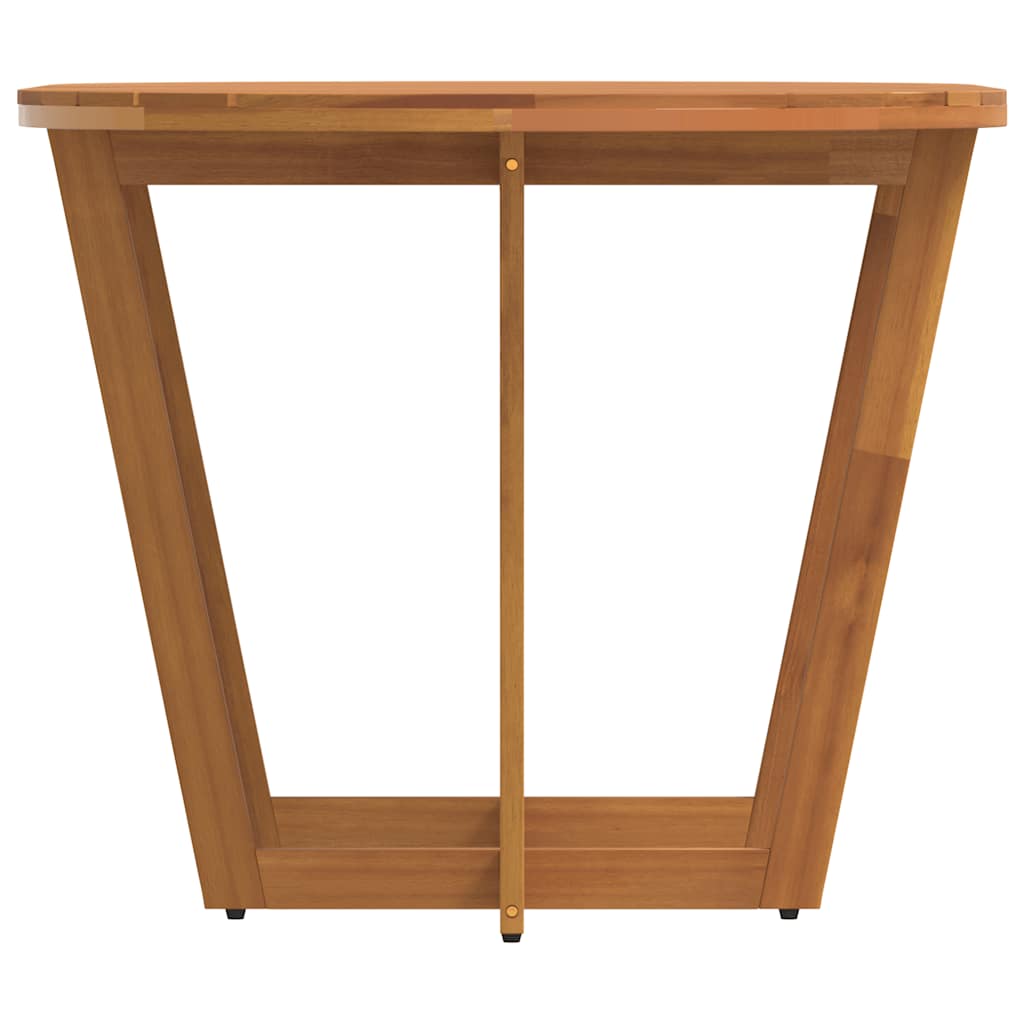 Tavolo da pranzo ovale da giardino 150x90x75 cm