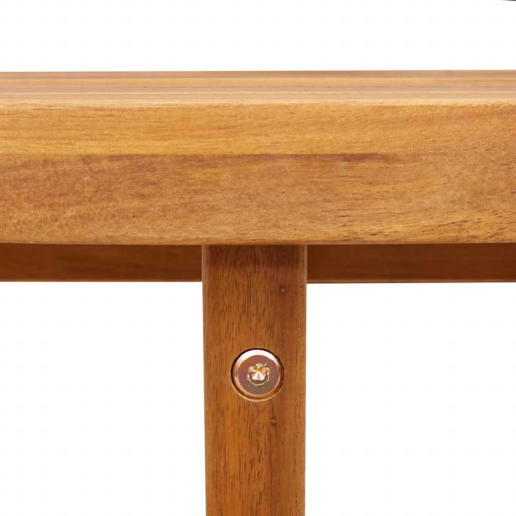 Tavolo da pranzo ovale da giardino 150x90x75 cm