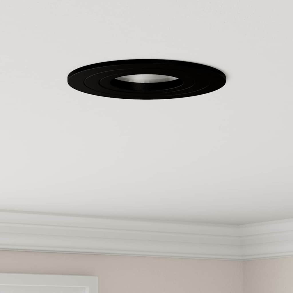 Spotlight 24 pz Nero 9 x 9 x 2 cm Alluminio