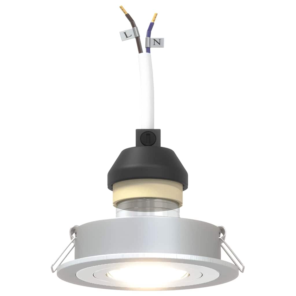 Spotlight 6 pz Argento 9 x 9 x 2 cm Alluminio