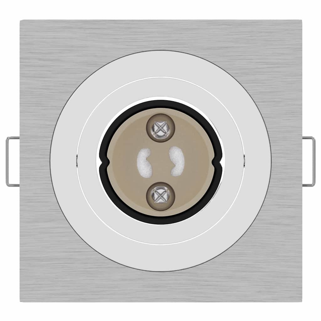Spotlight 6 pz Argento 9 x 9 x 2 cm Alluminio