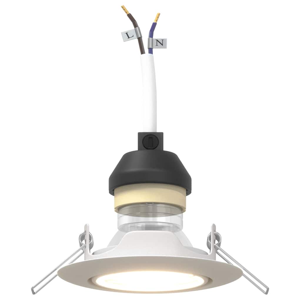 Spotlight 6 pz Bianco 9 x 9 x 2.5 cm Metallo