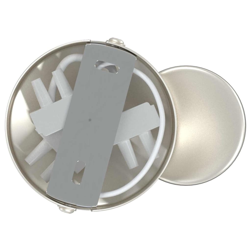 Faretto da soffitto Nichel 6,5 x 6 x 11,5 cm Metallo