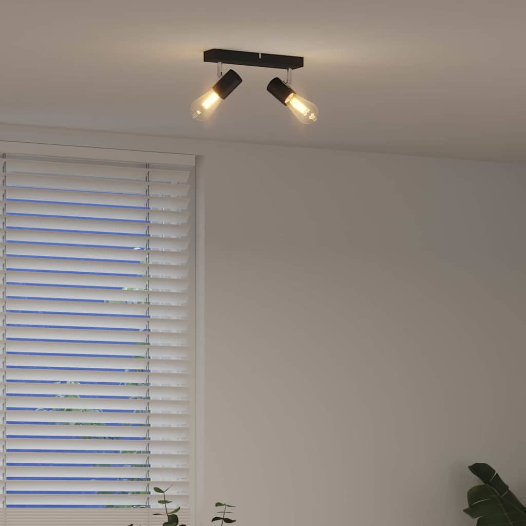 Faretto da soffitto Nero 26 x 6,5 x 11,5 cm Metallo