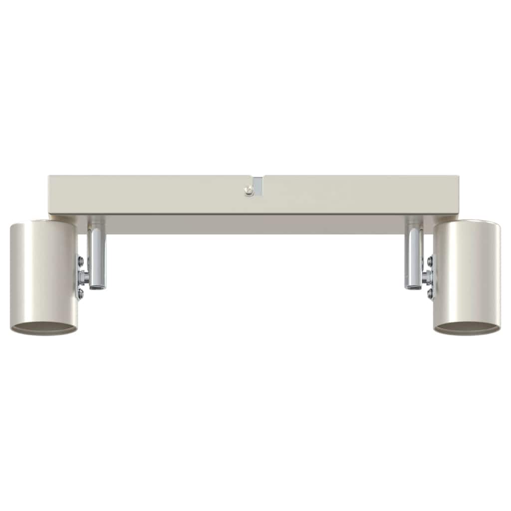 Faretto da soffitto Nichel 26 x 6,5 x 11,5 cm Metallo