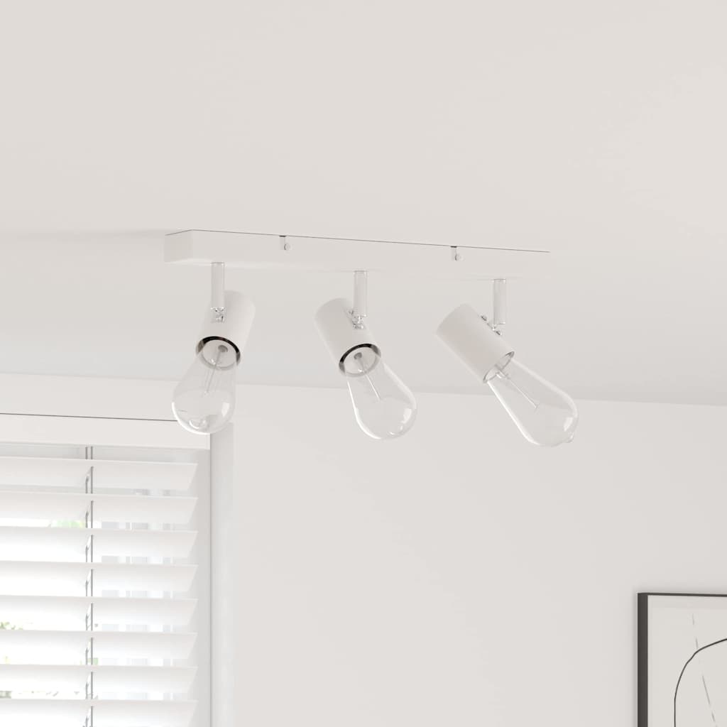 Faretto da soffitto Bianco 38 x 6,5 x 11,5 cm Metallo