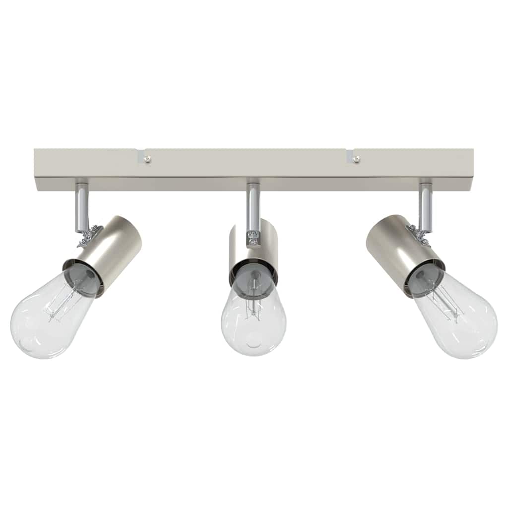 Faretto da soffitto Nichel 38 x 6,5 x 11,5 cm Metallo