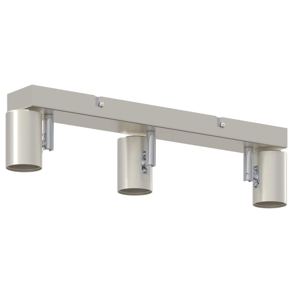Faretto da soffitto Nichel 38 x 6,5 x 11,5 cm Metallo