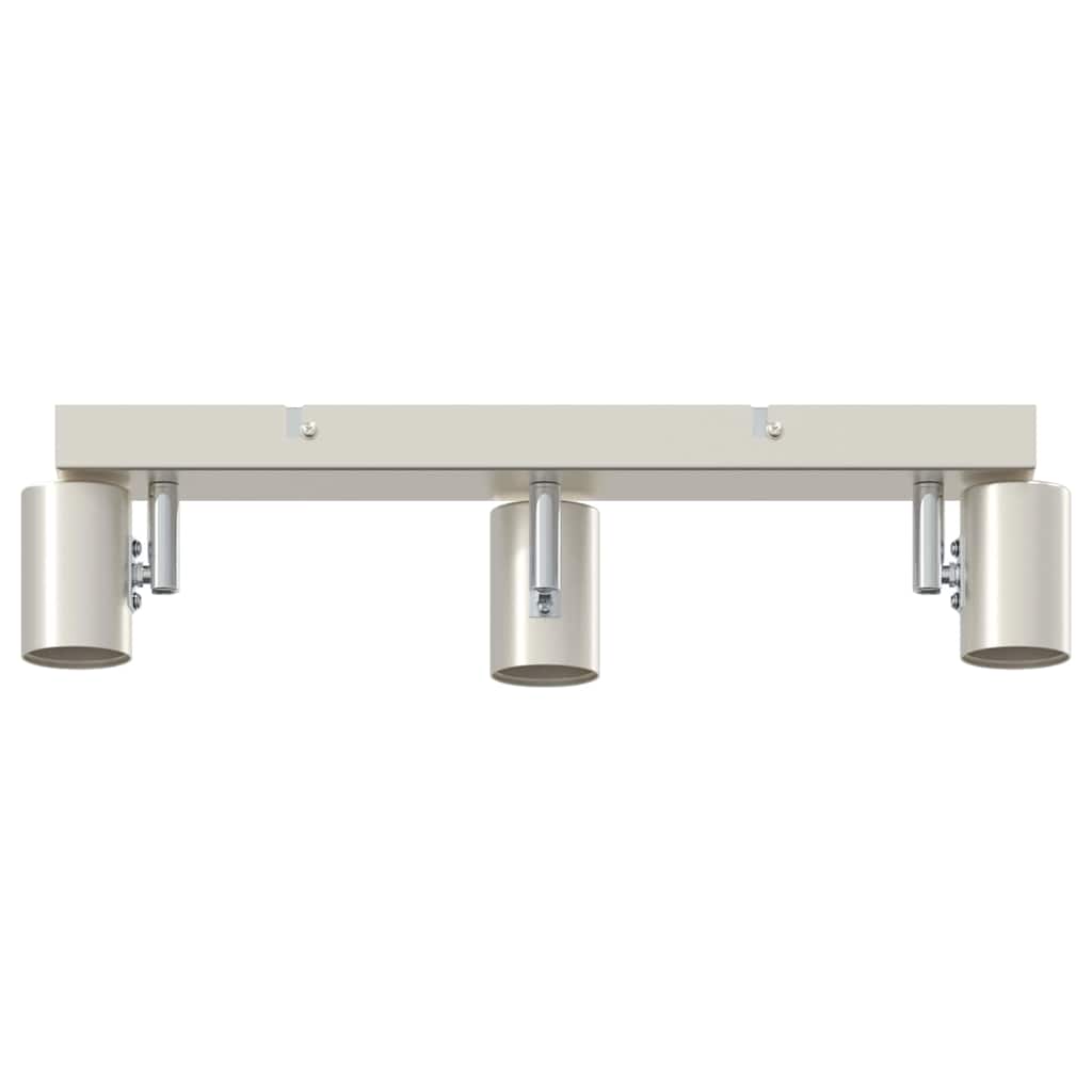 Faretto da soffitto Nichel 38 x 6,5 x 11,5 cm Metallo