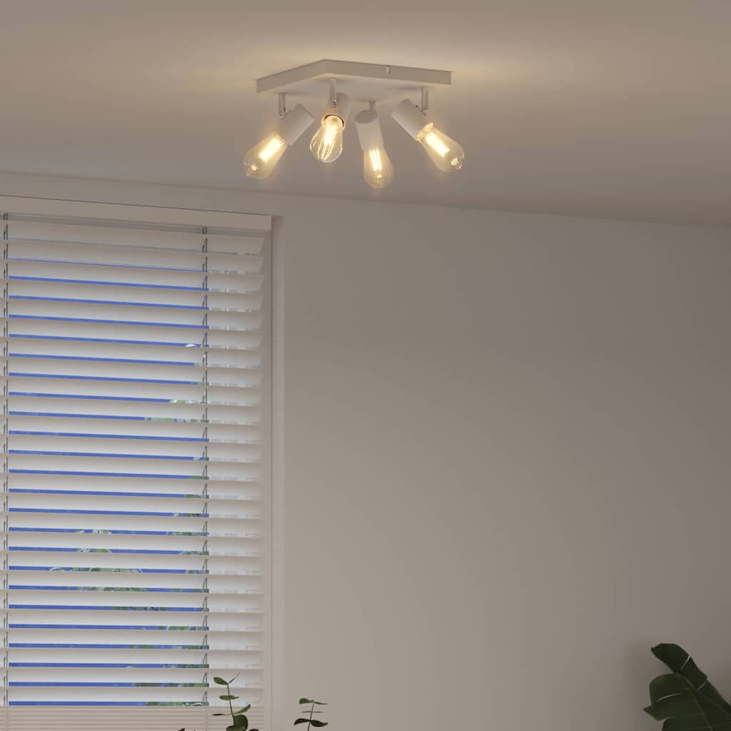 Faretto da soffitto Bianco 26 x 26 x 11,5 cm Metallo