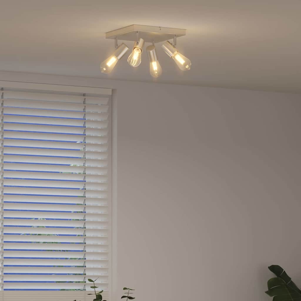 Faretto da soffitto Nichel 26 x 26 x 11,5 cm Metallo