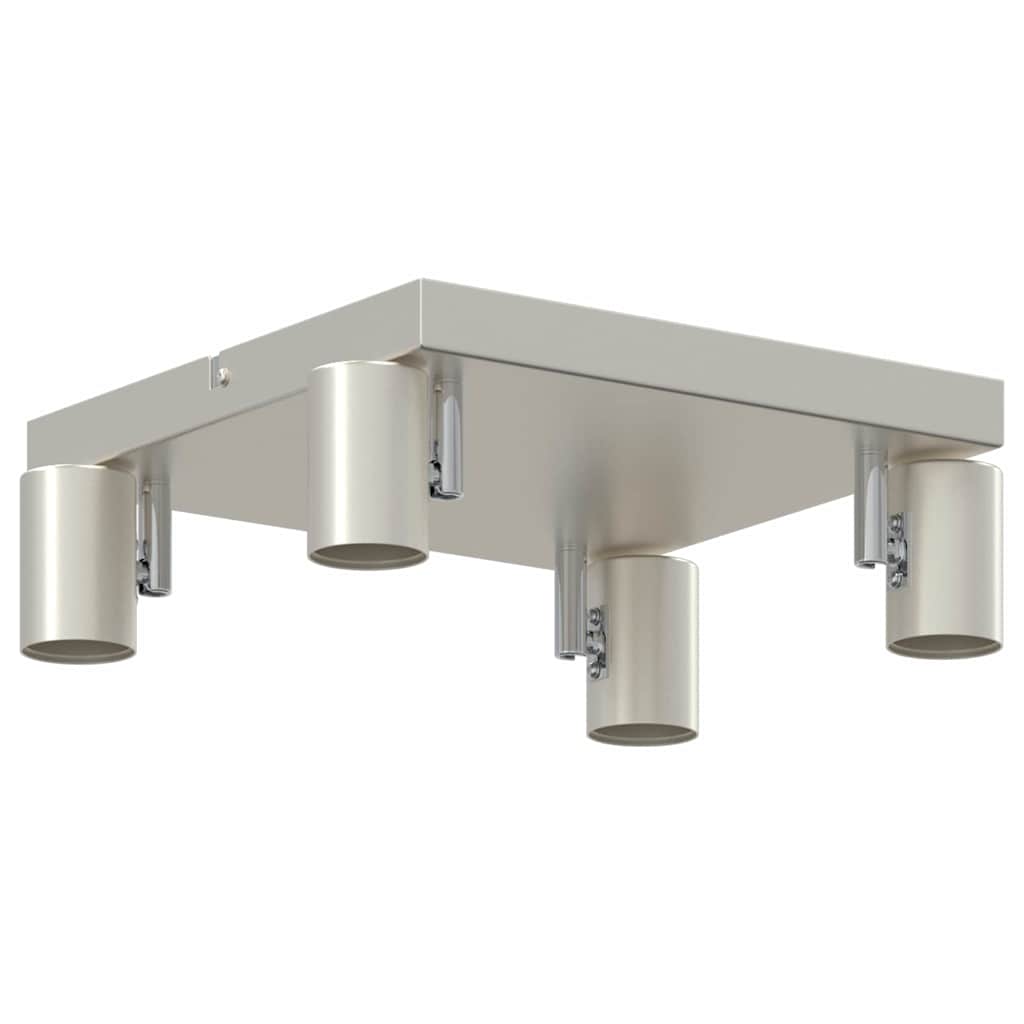 Faretto da soffitto Nichel 26 x 26 x 11,5 cm Metallo
