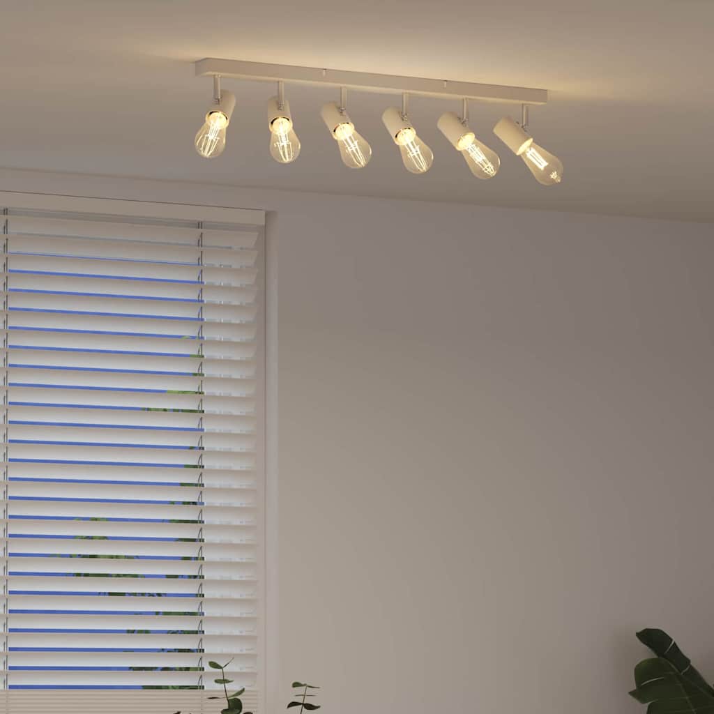 Faretto da soffitto Bianco 73 x 6,5 x 11,5 cm Metallo