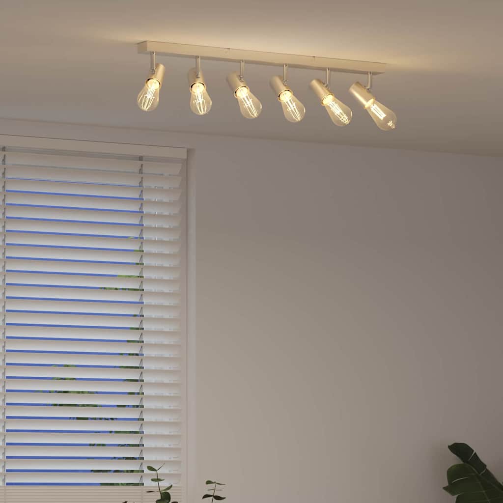 Faretto da soffitto Nichel 73 x 6,5 x 11,5 cm Metallo
