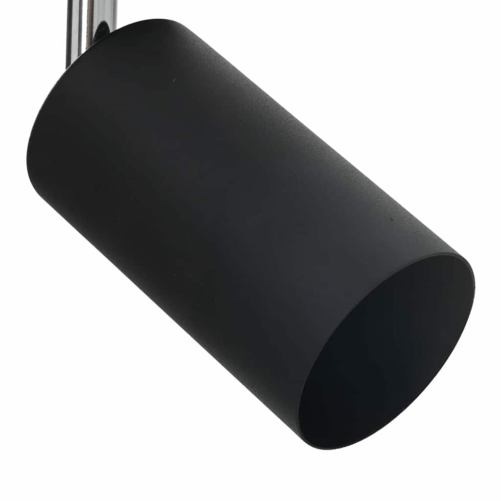 Faretto da soffitto con i riflettori Nero 6 x 6 x 16 cm Metallo