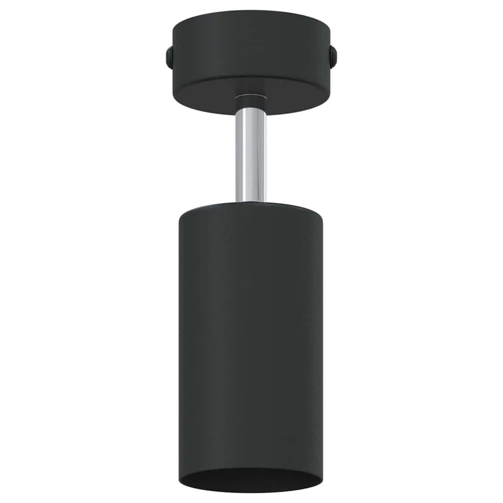 Faretto da soffitto con i riflettori Nero 6 x 6 x 16 cm Metallo