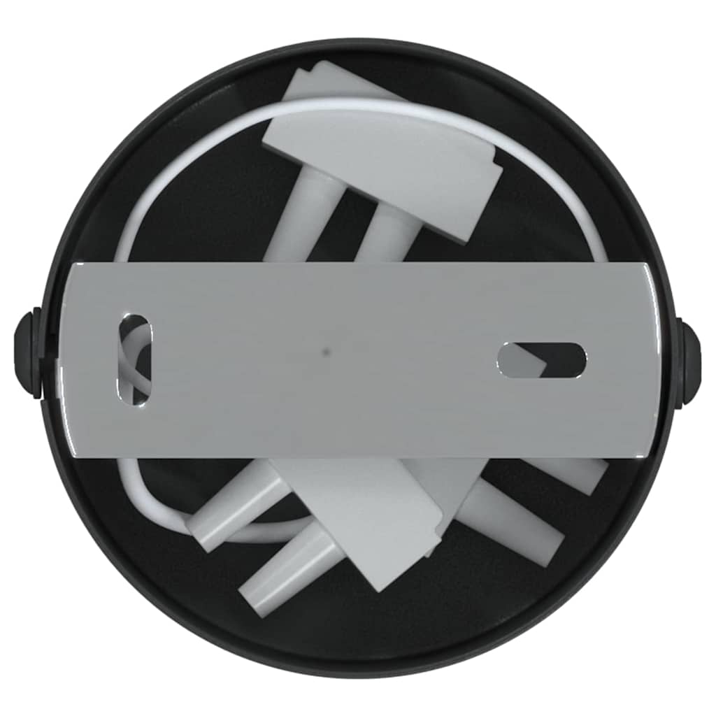 Faretto da soffitto con i riflettori Nero 6 x 6 x 16 cm Metallo