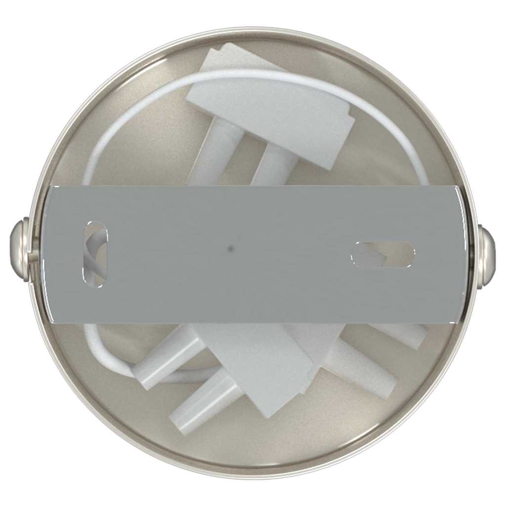 Faretto da soffitto Nichel 6 x 6 x 16 cm Metallo