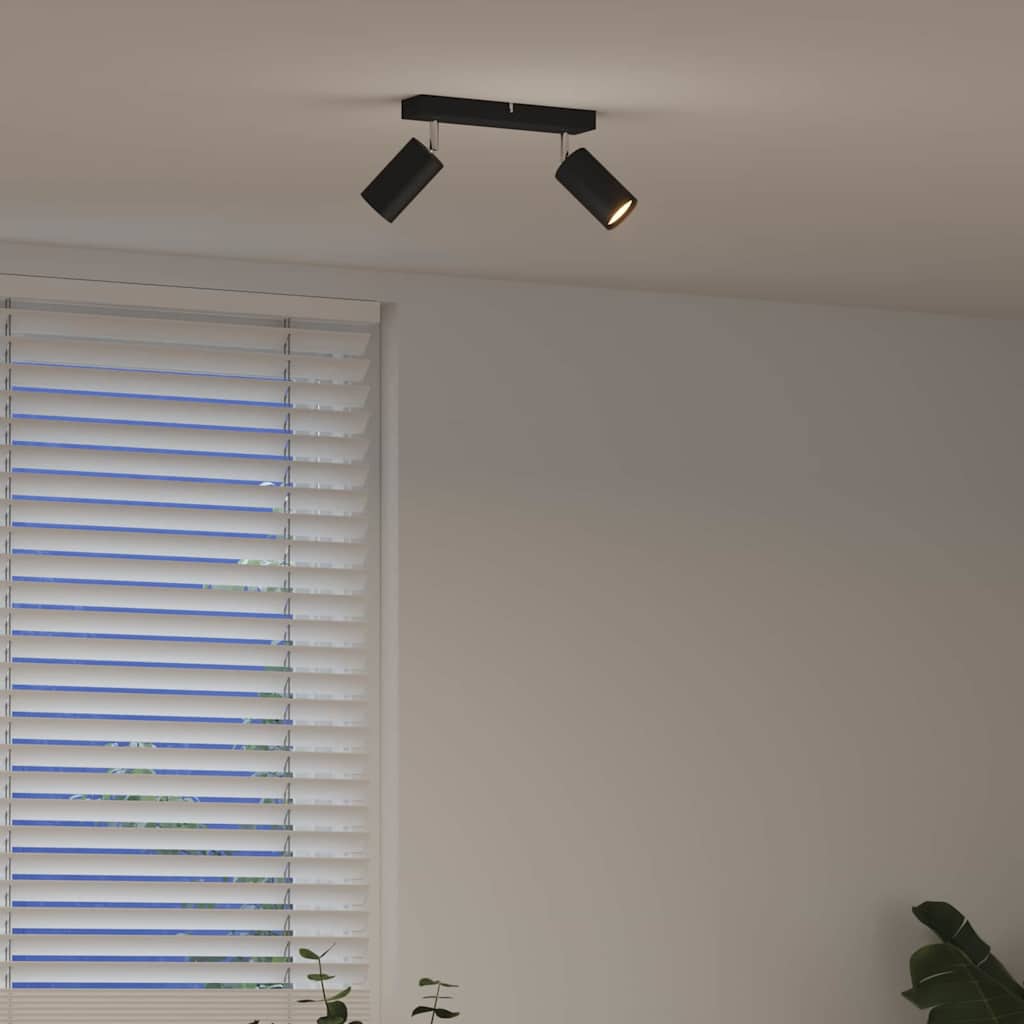 Faretto da soffitto Nero 26 x 6 x 16 cm Metallo