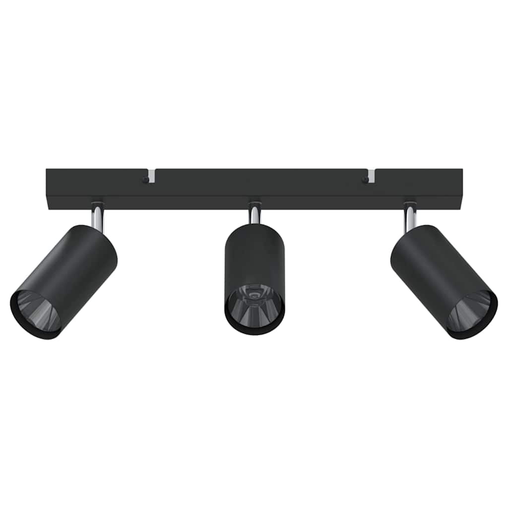 Faretto da soffitto Nero 38 x 6 x 16 cm Metallo
