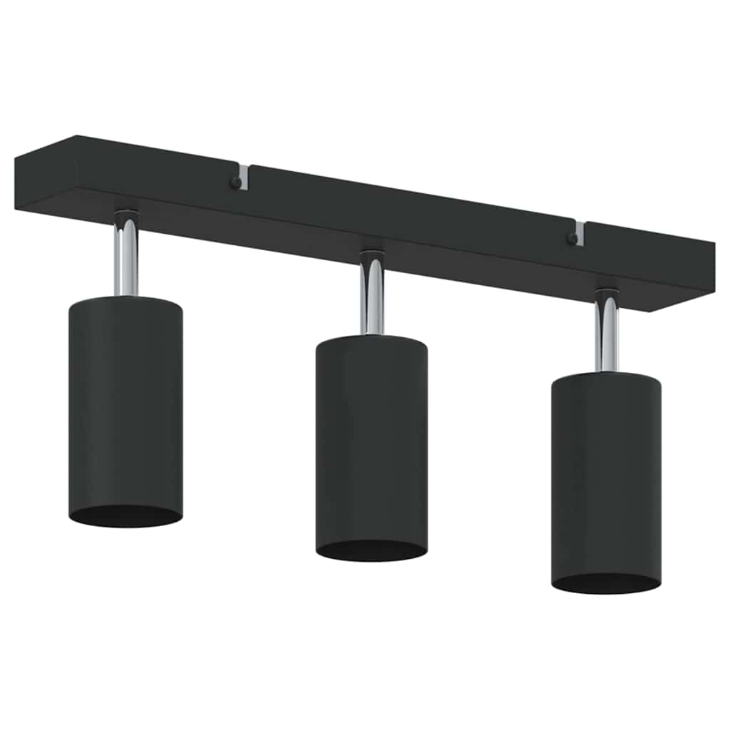 Faretto da soffitto Nero 38 x 6 x 16 cm Metallo