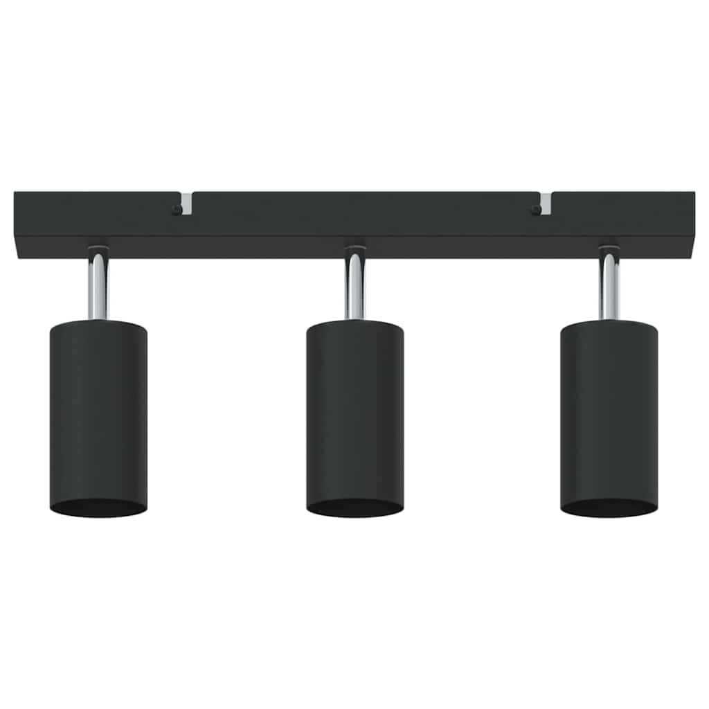 Faretto da soffitto Nero 38 x 6 x 16 cm Metallo
