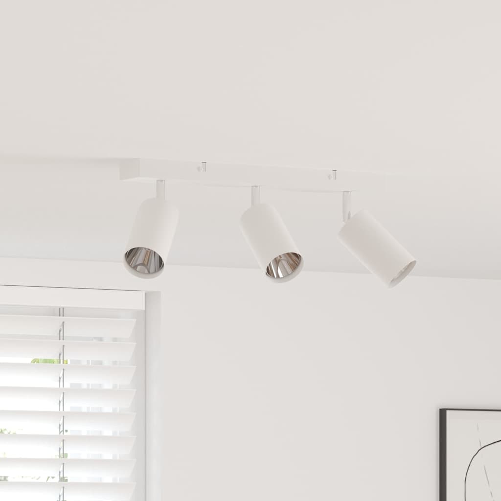 Faretto da soffitto Bianco 38 x 6 x 16 cm Metallo