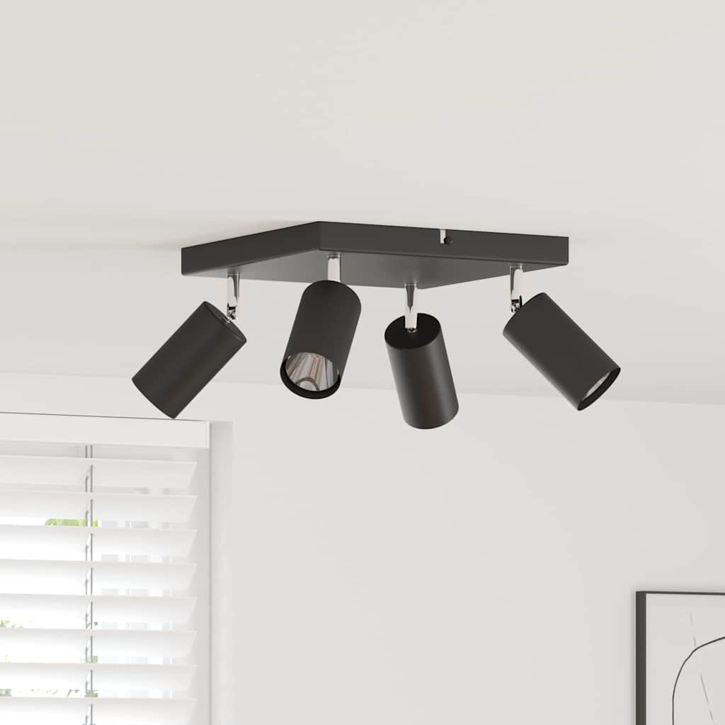 Faretto da soffitto Nero 26 x 26 x 16 cm Metallo