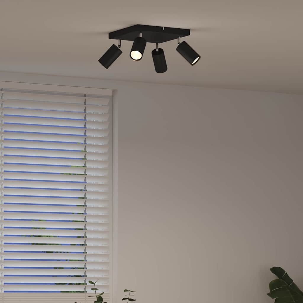 Faretto da soffitto Nero 26 x 26 x 16 cm Metallo