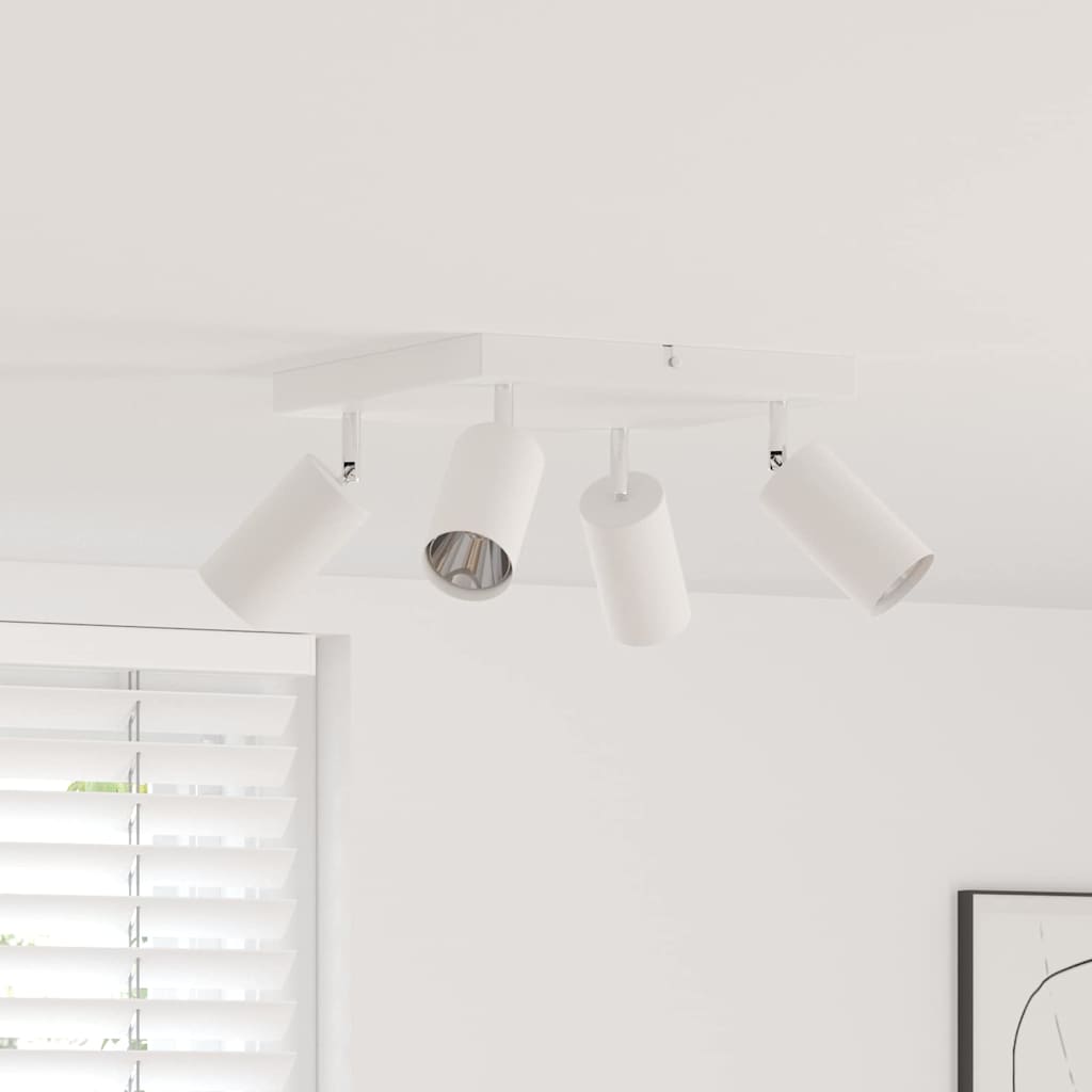 Faretto da soffitto Bianco 26 x 26 x 16 cm Metallo
