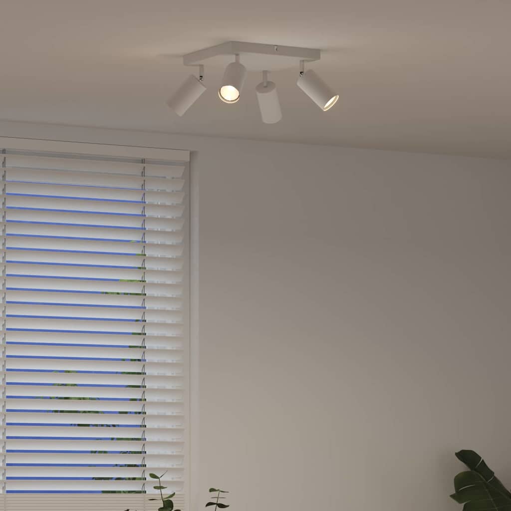 Faretto da soffitto Bianco 26 x 26 x 16 cm Metallo