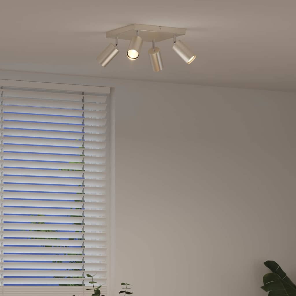 Faretto da soffitto Nichel 26 x 26 x 16 cm Metallo