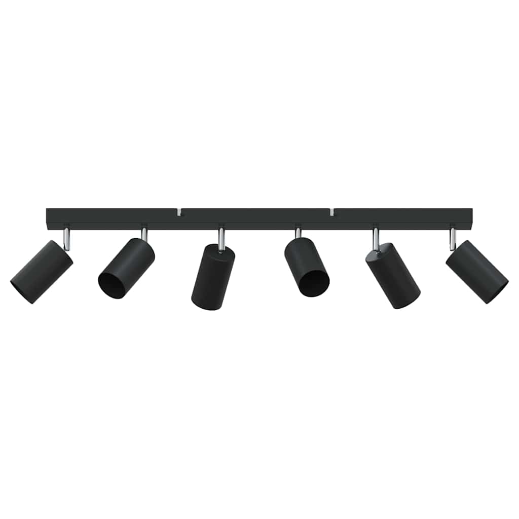 Faretto da soffitto Nero 73 x 6 x 16 cm Metallo
