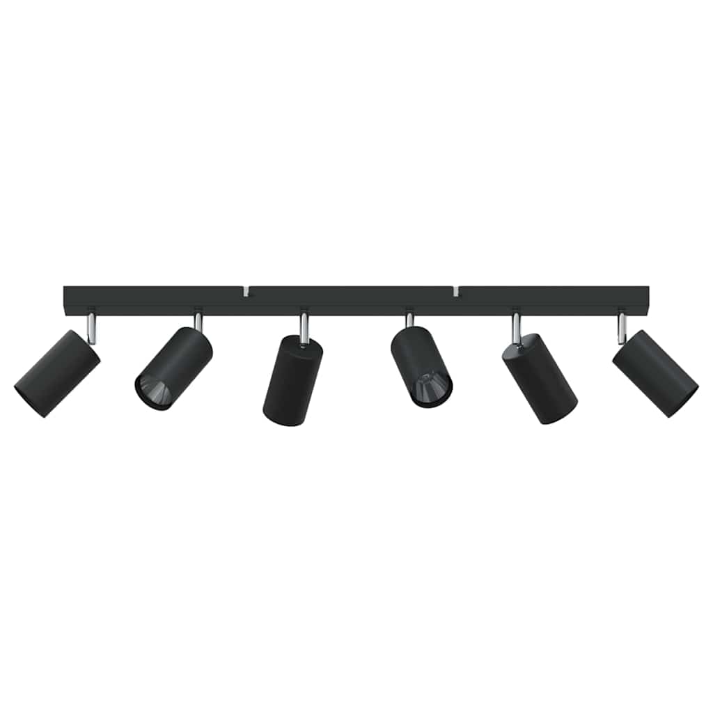 Faretto da soffitto Nero 73 x 6 x 16 cm Metallo