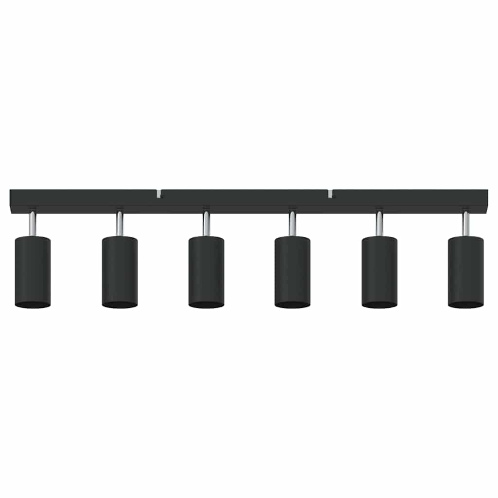 Faretto da soffitto Nero 73 x 6 x 16 cm Metallo